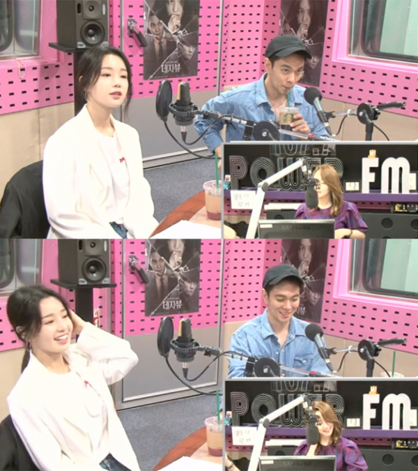 ▲'씨네타운' 남규리 이규한(사진=SBS 파워FM)