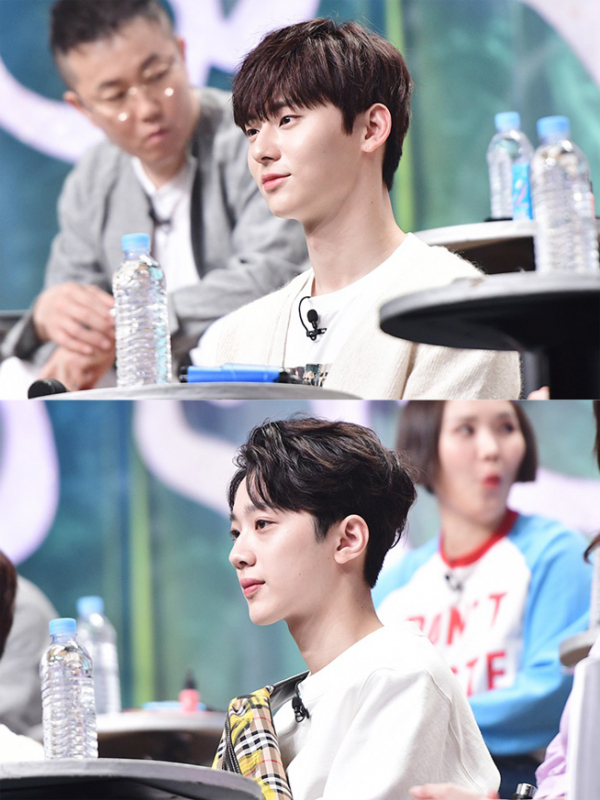 ▲'복면가왕' 워너원 황민현-라이관린(사진=MBC)