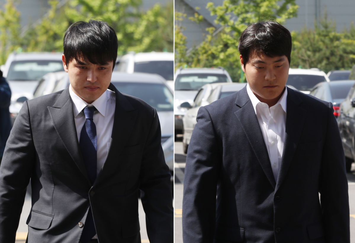 ▲프로야구 넥센 히어로즈 소속 박동원(좌)과 조상우.(연합뉴스)