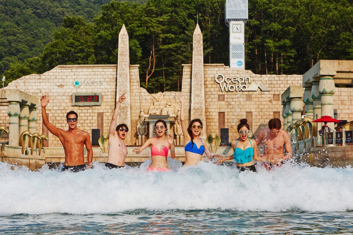 ▲오션월드 써핑마운트