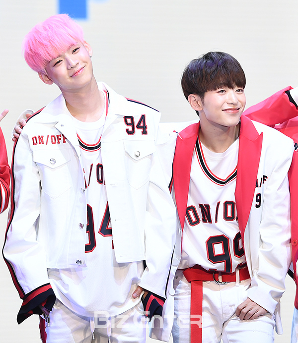 ▲온앤오프 효진, 라운(사진=고아라 기자 iknow@)