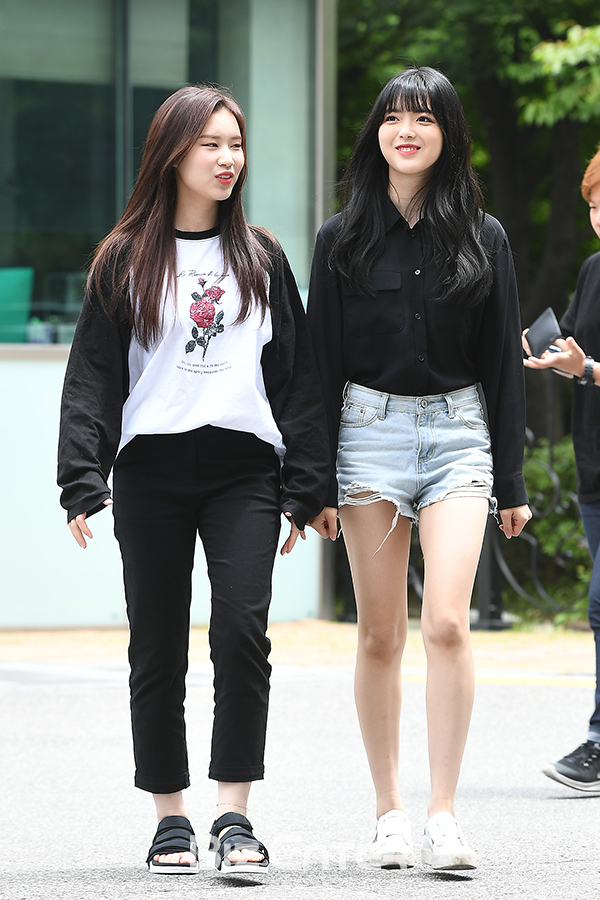 ▲위키미키 엘리, 지수연(사진=고아라 기자 iknow@)