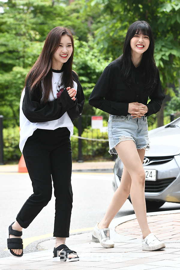 ▲위키미키 엘리, 지수연(사진=고아라 기자 iknow@)