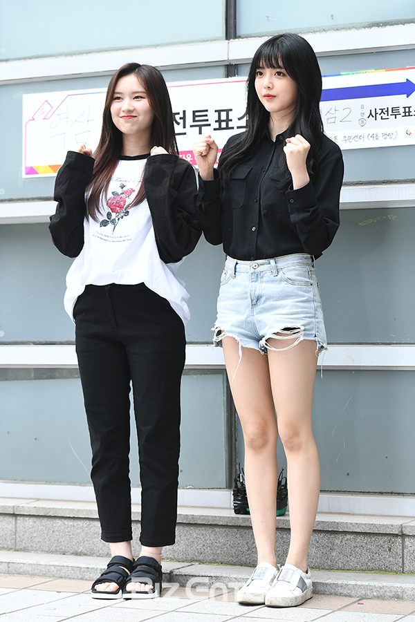 ▲위키미키 엘리, 지수연(사진=고아라 기자 iknow@)