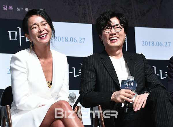 ▲조민수, 박희순(사진=고아라 기자 iknow@)