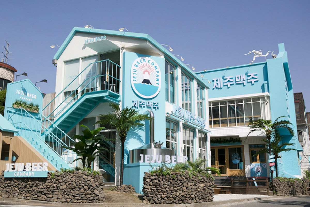 ▲제주맥주가 서울시 마포구 연남동에 연 팝업스토어 전경.