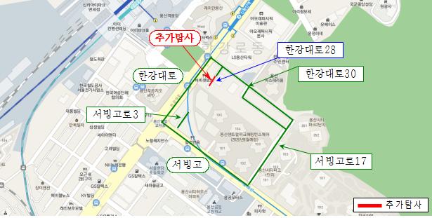 ▲탐사 위치도 (사진출처=서울시)