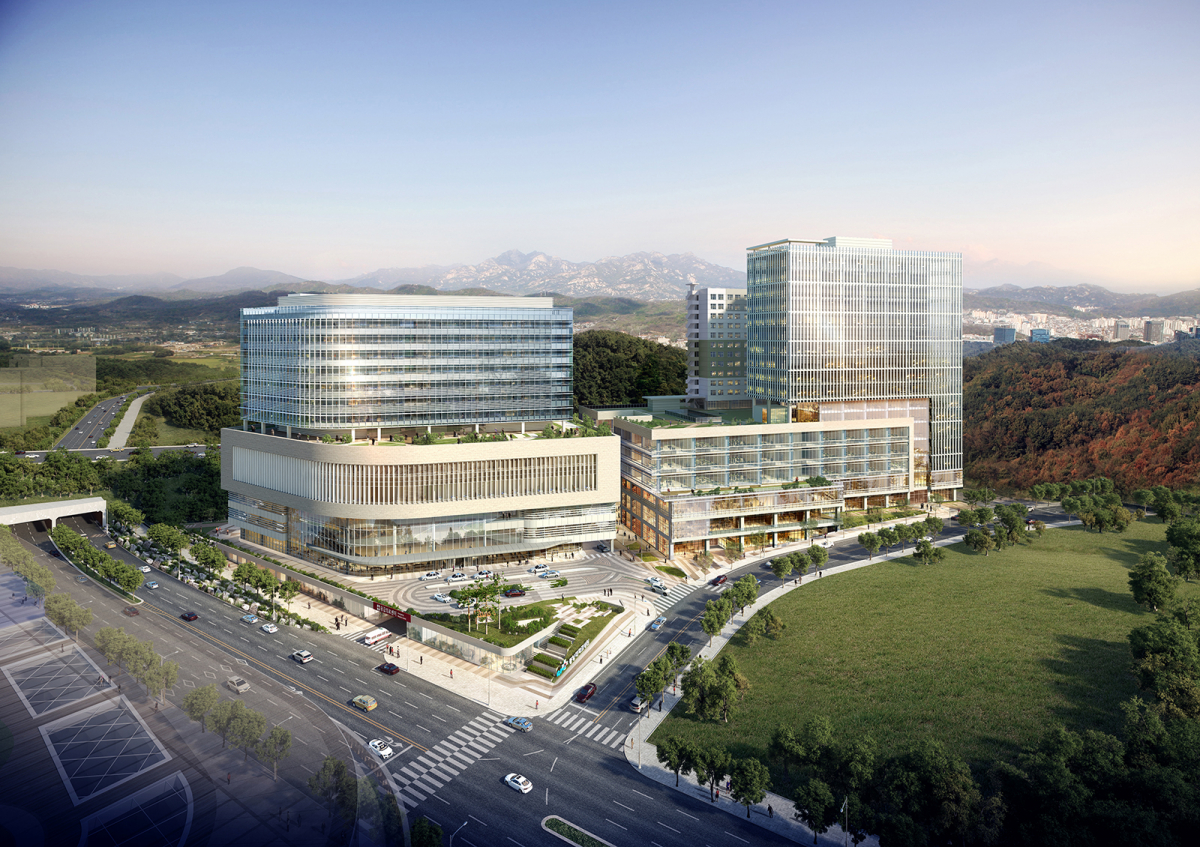 ▲광명 역세권개발사업 조감도(사진출처=롯데건설)