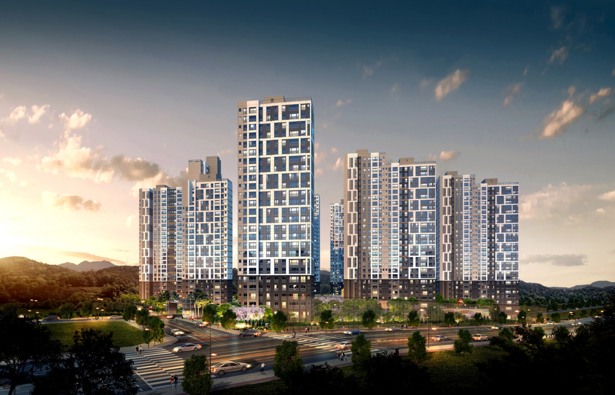 ▲당진 수청 한라비발디캠퍼스 투시도(자료=한라)