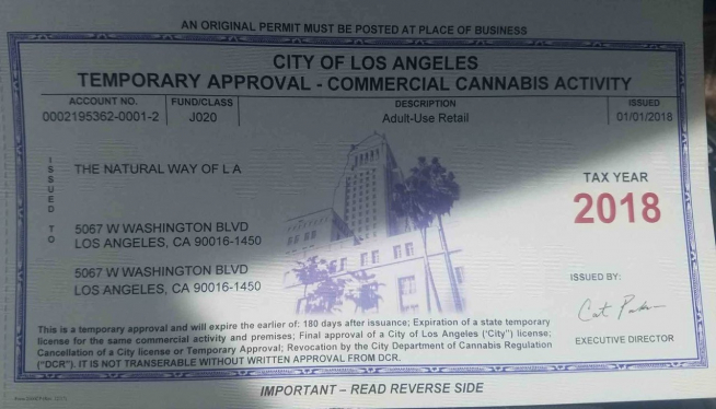 ▲뉴프라이드 LA 판매점 기호용 제품 라이선스(사진제공=뉴프라이드)