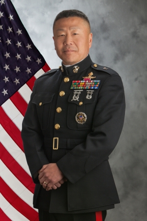 ▲14일(현지시간) 한국계 미국인으로는 최초로 미 해병 특수부대 최고 사령관에 선임된 대니얼 유. 뉴시스
