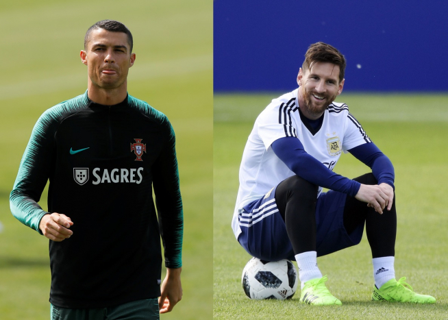 ▲크리스티아누 호날두(좌), 리오넬 메시.(AFP/연합뉴스)