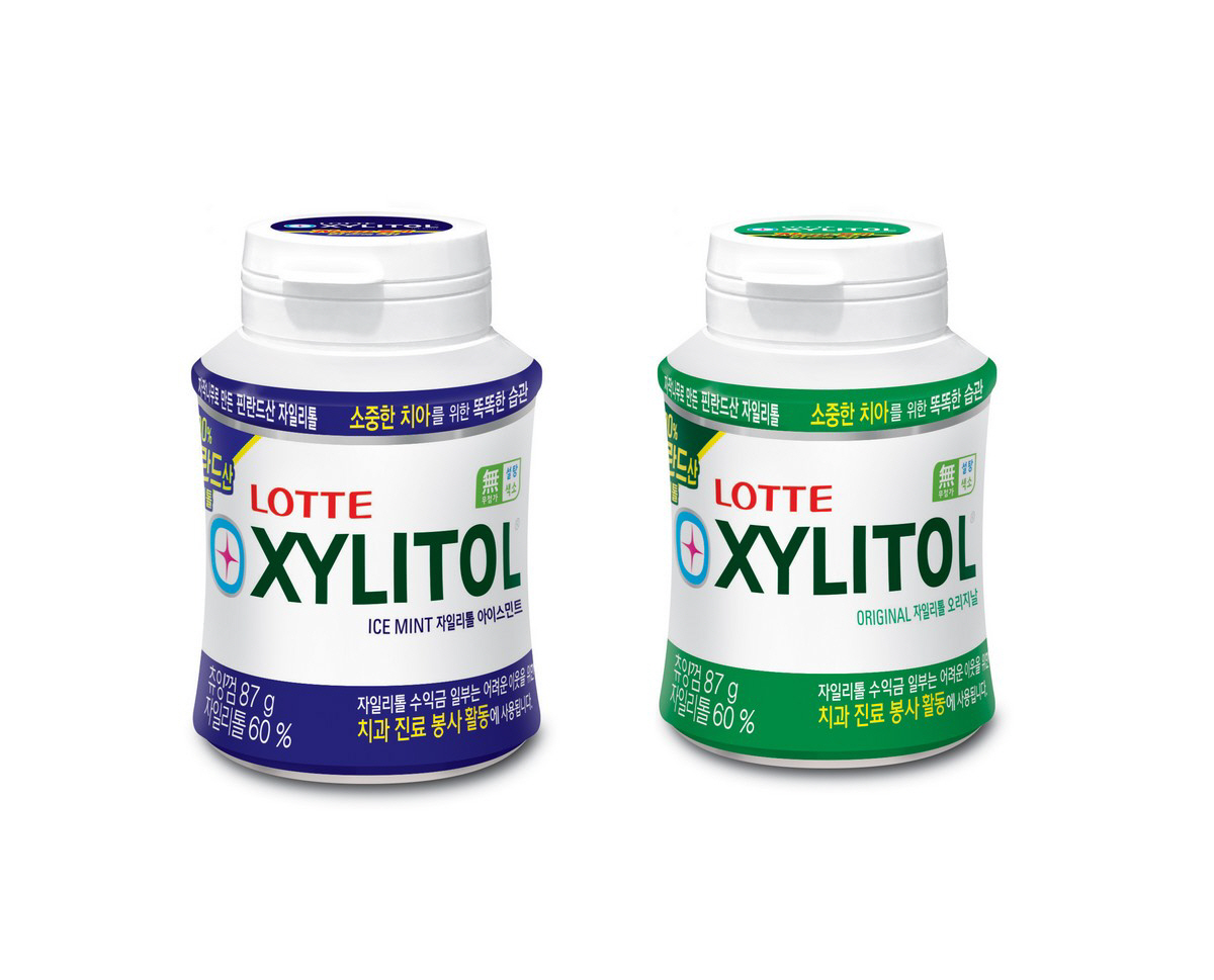 ▲2018 롯데자일리톨껌 신 용기