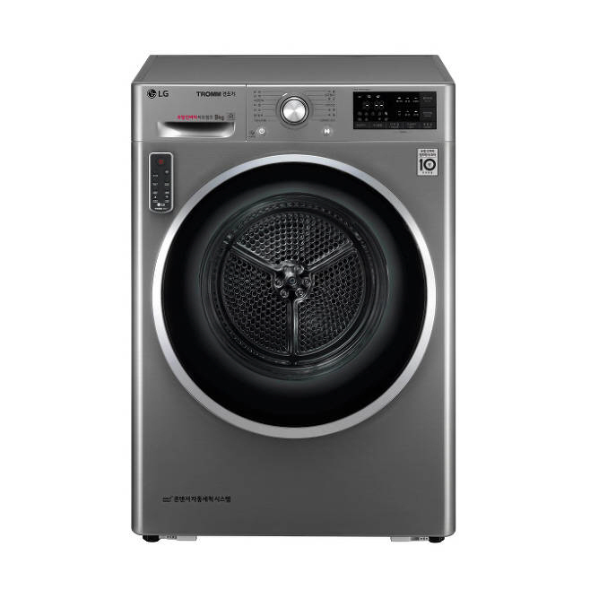 ▲7일 업계에 따르면 컨슈머리포트가 최근 미국 내에서 판매되는 주요 가전 브랜드 세탁기, 건조기 제품을 대상으로 성능 평가를 한 결과 LG전자 모델이 상위권을 싹쓸이 했다. 사진은 LG전자 14kg 대형 건조기 (사진제공=LG전자)