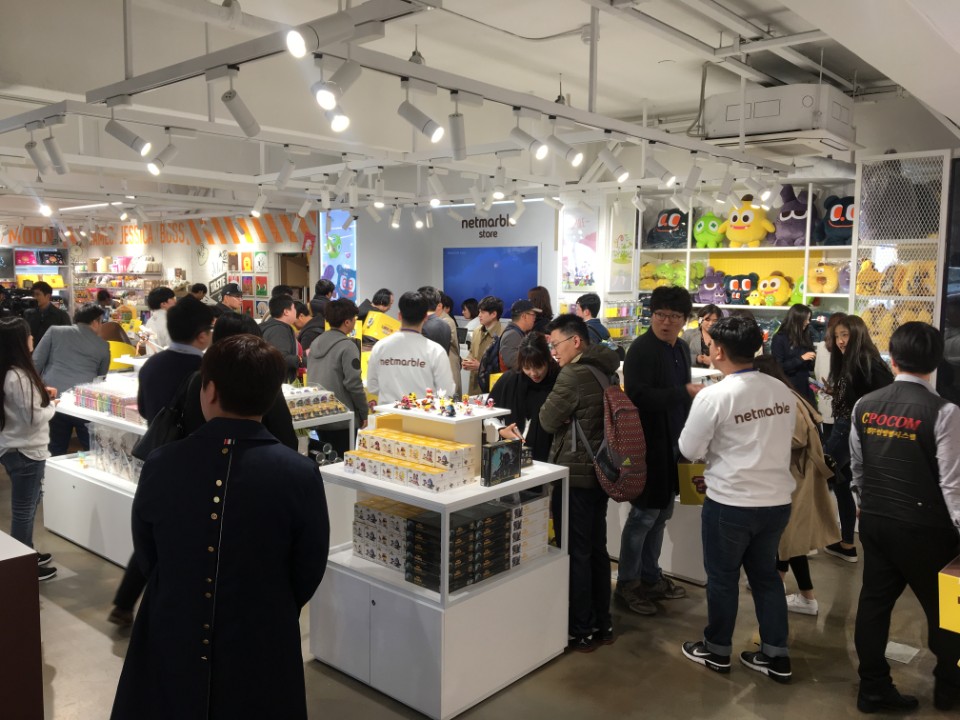 ▲넷마블스토어 내부 전경. (넷마블)