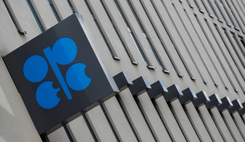 ▲19일(현지시간) 오스트리아 빈의 석유수출국기구(OPEC) 본부의 로고. 빈/로이터연합뉴스
