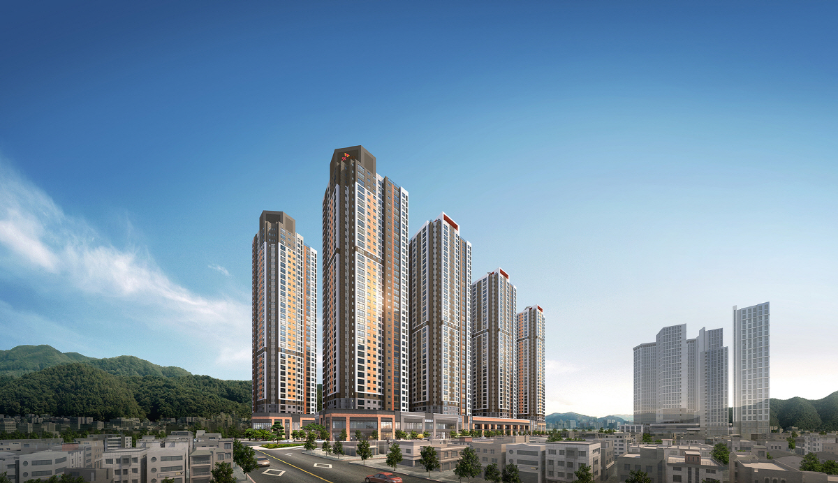 ▲동래 3차 SK뷰 투시도