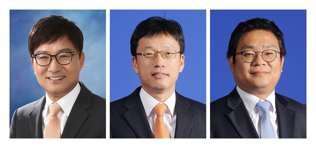 ▲왼쪽부터 구승회 대표, 변영훈 부대표, 신장훈 부대표(출처=삼정KPMG)