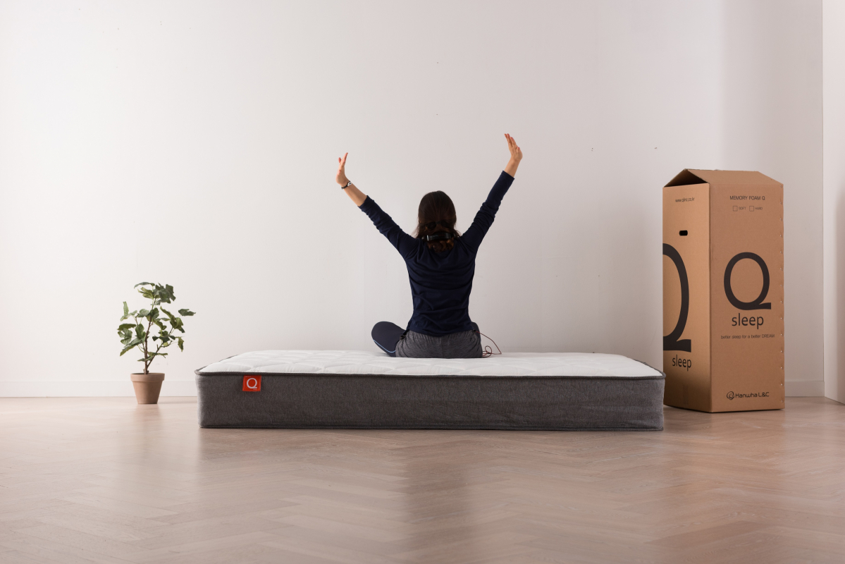▲한화L&C 매트리스_’Q슬립’ 하이브리드 매트리스(사진제공=한화L&C)
