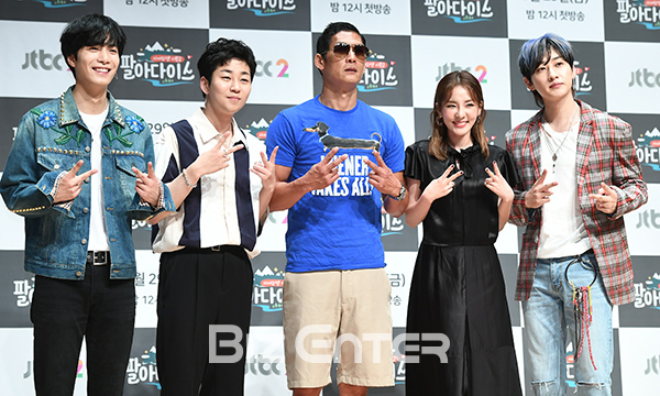 ▲JR, 딘딘, 박준형, 산다라박, 은혁(사진=고아라 기자 iknow@)