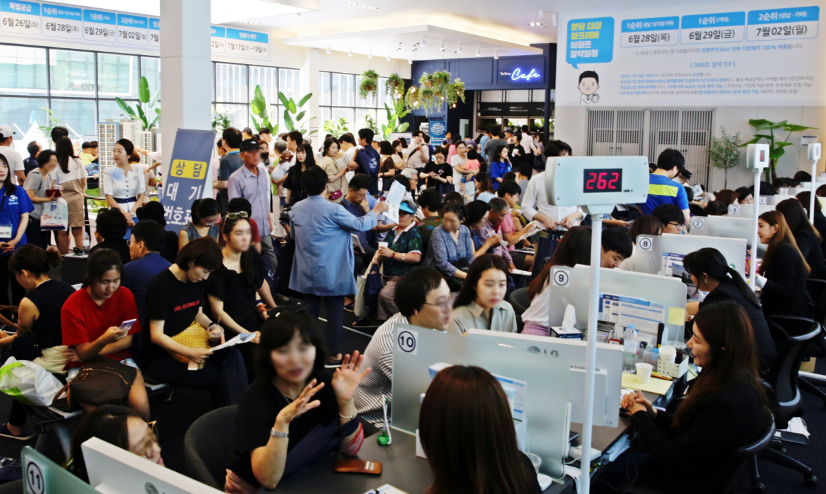 ▲분당 더샵 파크리버 집객사진(사진=포스코건설)