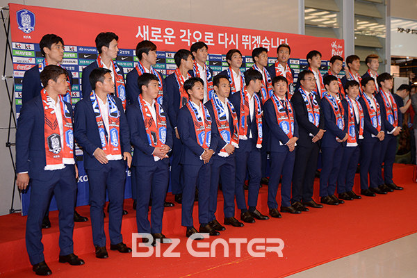 ▲'2018 러시아 월드컵' 축구 대표팀(사진=고아라 기자 iknow@)