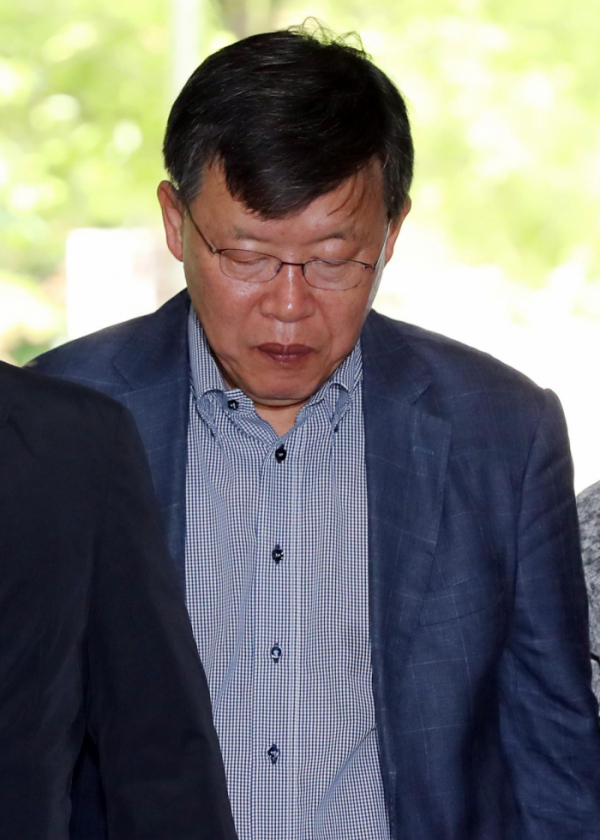 ▲'노조 와해 의혹' 활동에 관여한 혐의를 받는 박상범 전 삼성전자서비스 대표(연합뉴스)