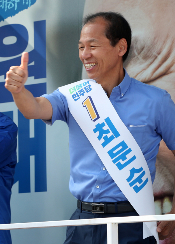 ▲더불어민주당 최문순 강원도지사 후보.(연합뉴스)