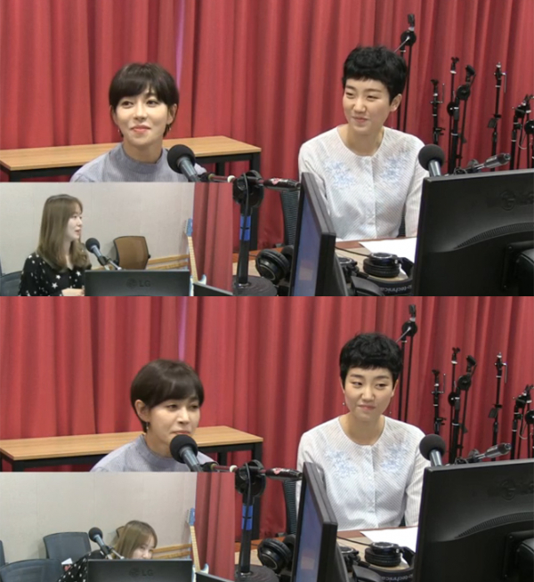 ▲배우 장영남 이주영(사진=SBS 파워FM)