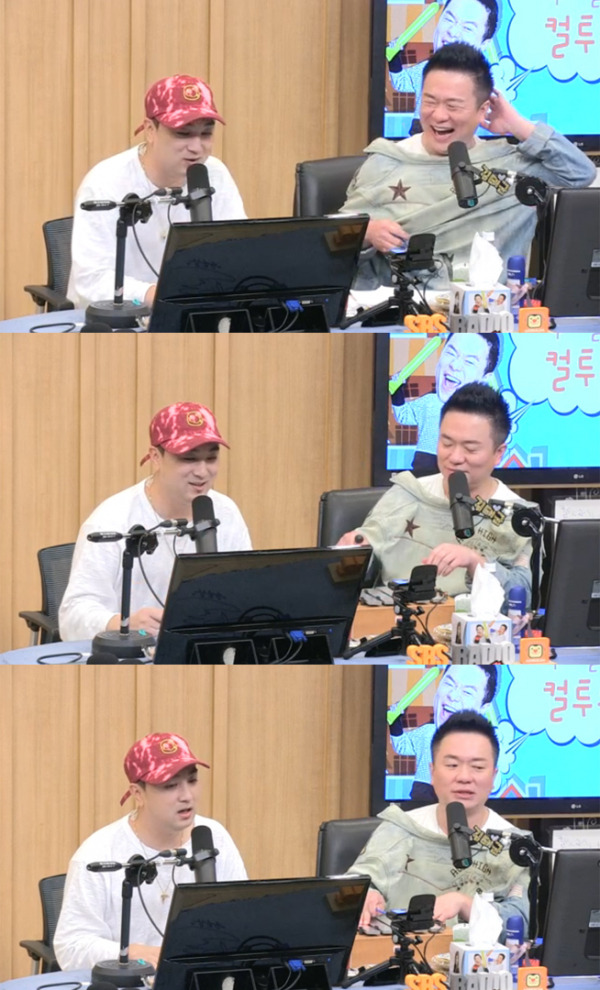 ▲'컬투쇼' 황제성 김태균(사진=SBS 파워FM)