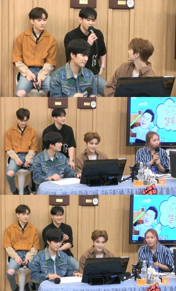 ▲'컬투쇼' 뉴이스트W(사진=SBS 파워FM)