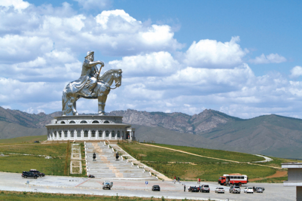 ▲칭기즈칸 동상(사진제공 몽골리아세븐데이즈)
