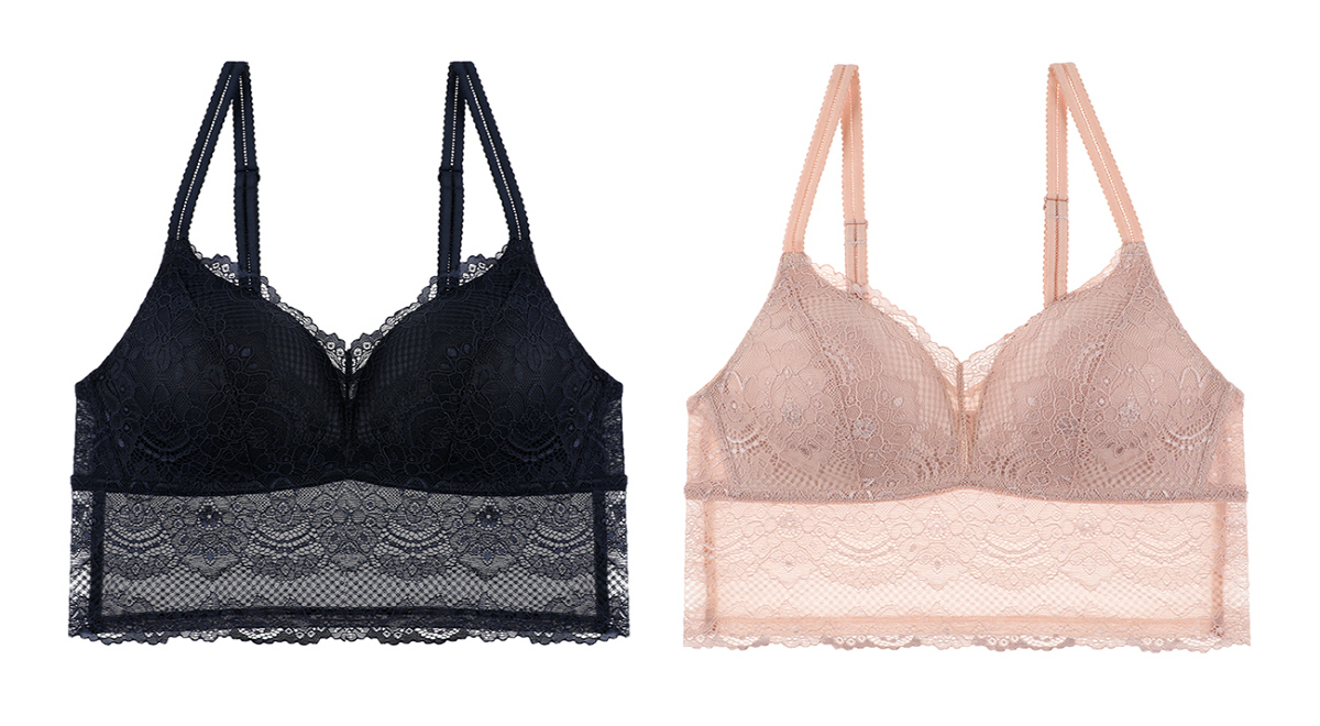 ▲섹시쿠키 롱라인 레이스 브라탑(사진제공=좋은사람들)