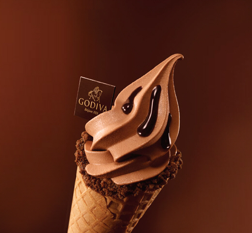 ▲고디바 ‘더블 초콜릿 소프트 아이스크림’.
