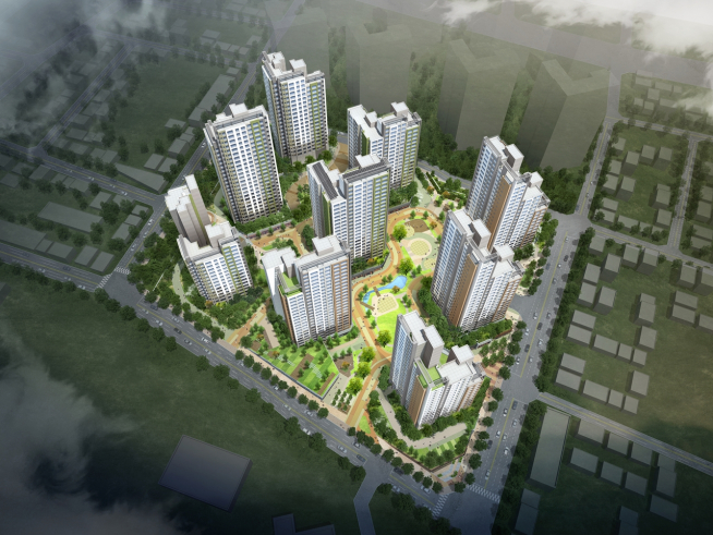 ▲천안 부창구역 주택재개발정비사업 조감도(사진=대우산업개발)