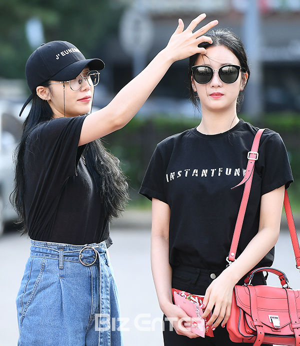 ▲에이핑크 정은지, 윤보미(사진=고아라 기자 iknow@)