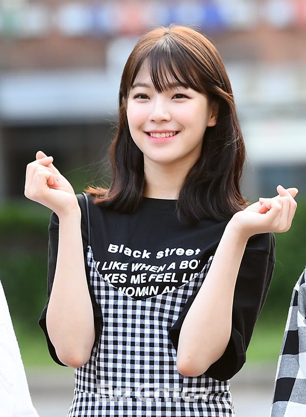 ▲프로미스나인 백지헌(사진=고아라 기자 iknow@)