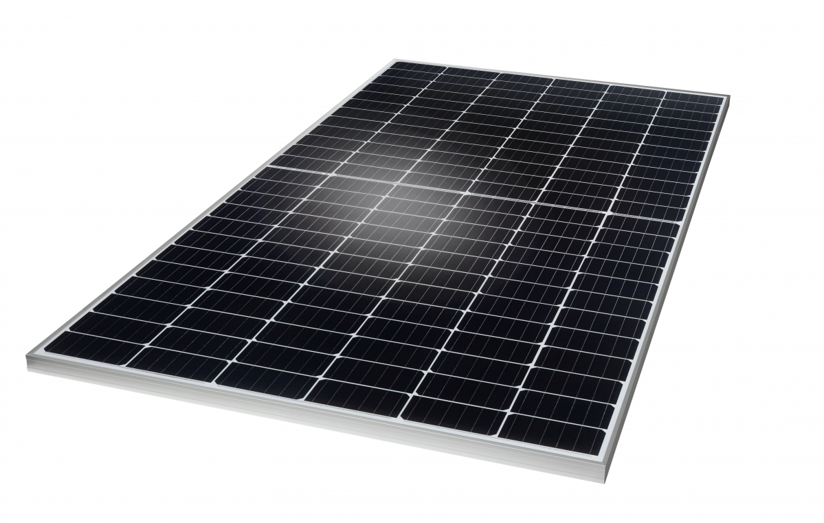 ▲한화큐셀 고출력 모듈 ‘Q.PEAK DUO(큐피크 듀오)’(사진제공=한화큐셀)