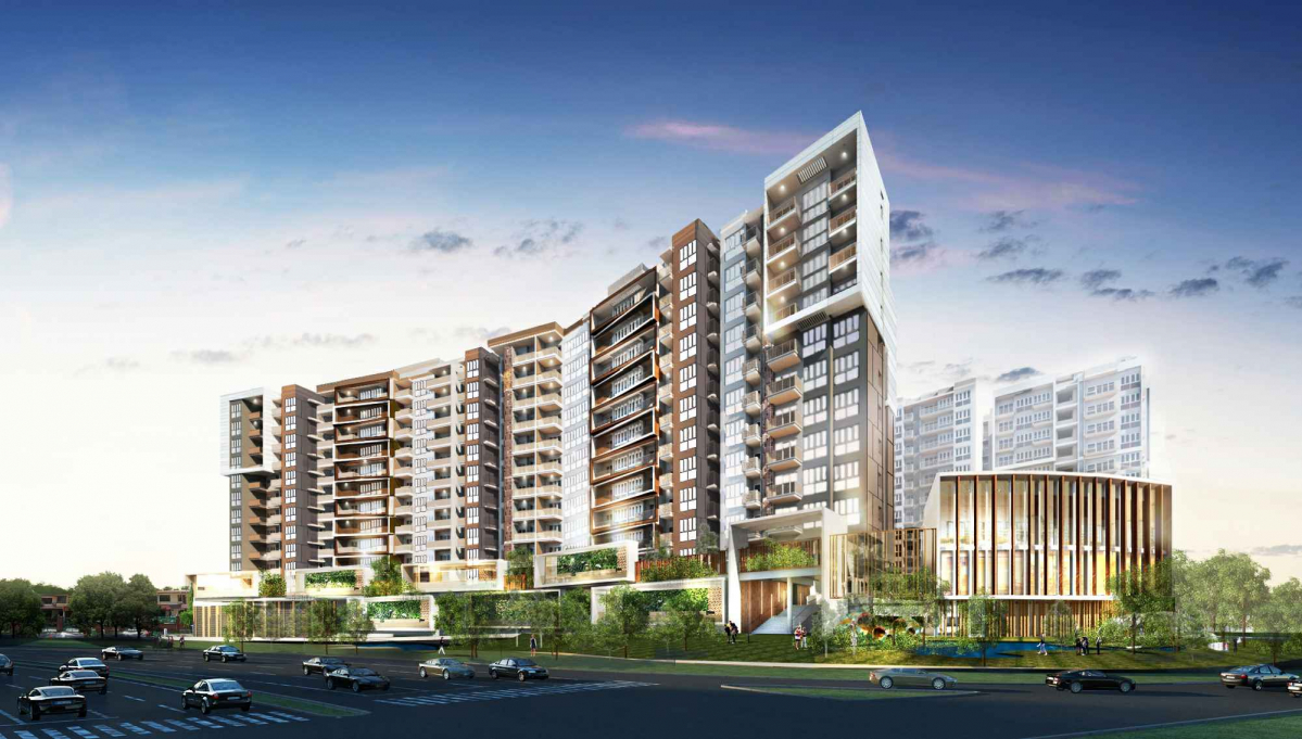 ▲싱가포르 노동부가 주관하는 안전보건 시상식에서 SHARP Award를 수상한 Forest Woods 콘도미니엄(사진=쌍용건설)