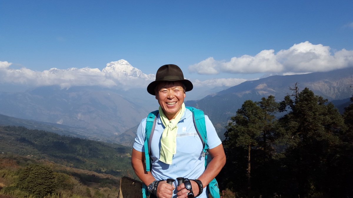 ▲국립 등산학교 초대 교장으로 선임된 산악인 엄홍길.(산림청)