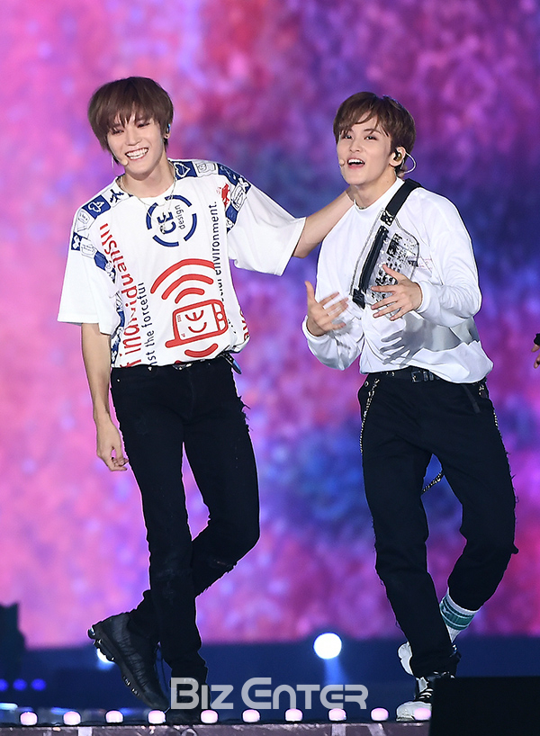 ▲NCT127 태용, 마크(사진=고아라 기자 iknow@)