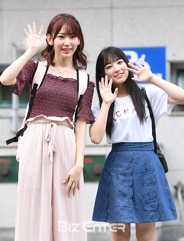 ▲HKT48 미야와키 사쿠라, 야부키 나코(사진=고아라 기자 iknow@)