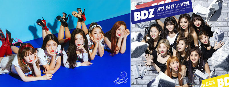 (출처=SM Ent, JYP Ent.)