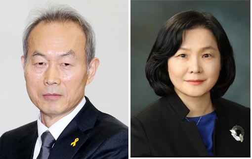 ▲이석태(왼쪽)·이은애 헌법재판관 내정자(사진=연합뉴스)