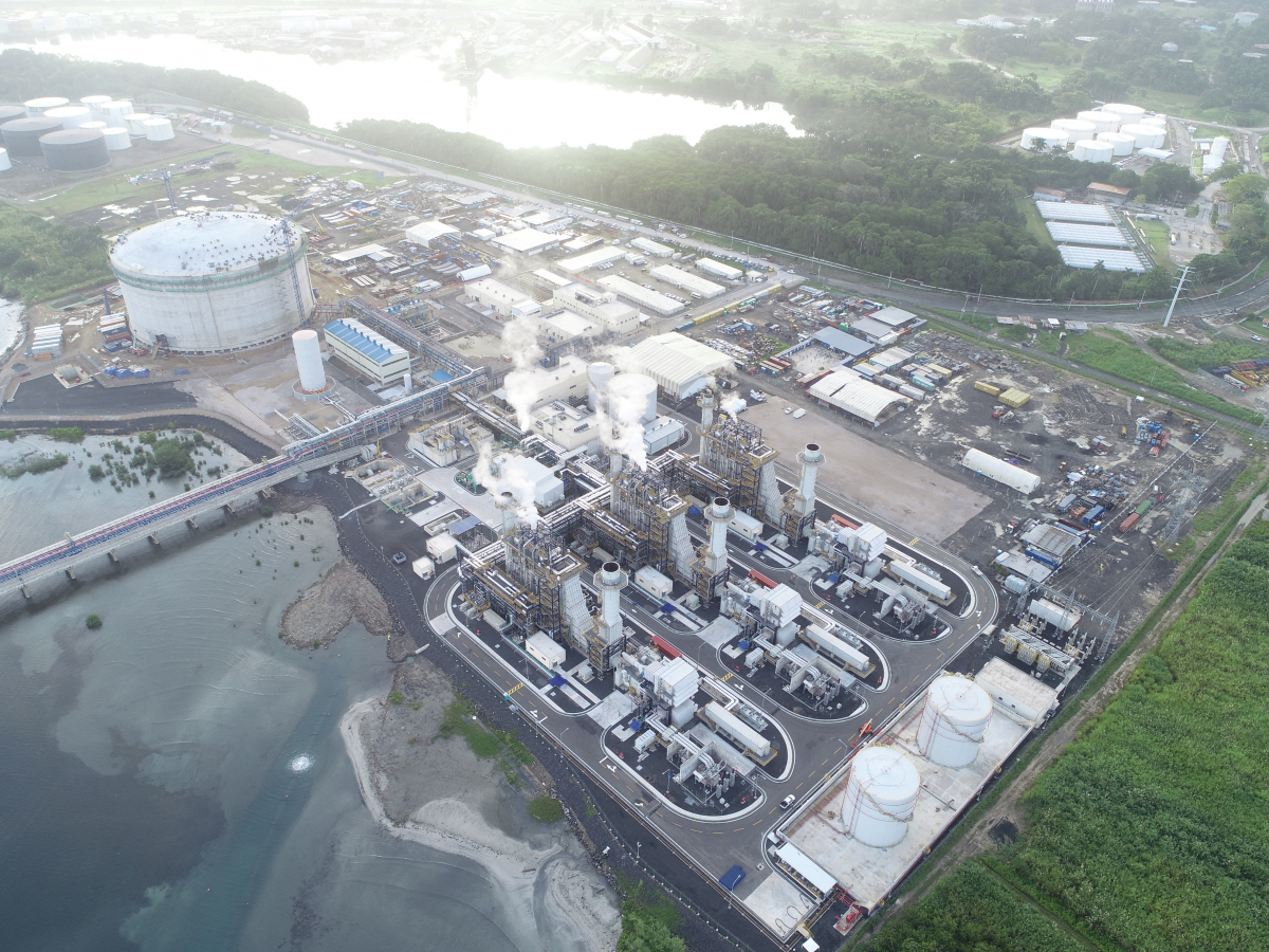 ▲포스코건설 파나마 콜론 복합화력발전소 전경(사진=포스코건설)