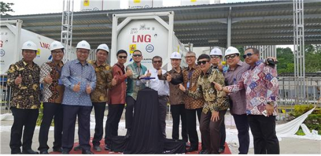 ▲삼베라 LNG 발전소 준공식(사진제공=대창솔루션)