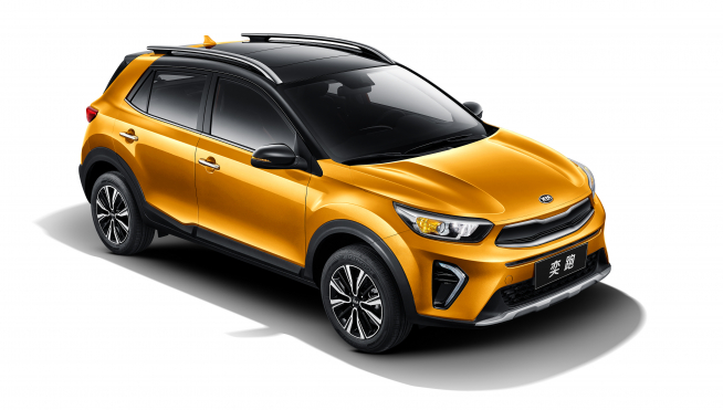 ▲기아차가 중국 현지에서 소형SUV 스토닉을 베이스로한 현지 전략형 모델 KX1을 선보였다. (사진제공=기아차)