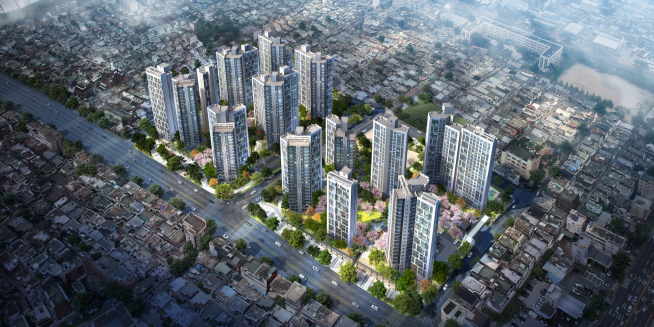 ▲대구 평리4구역재개발 조감도(사진=한라)