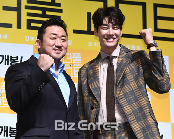 ▲마동석, 김영광(사진=고아라 기자 iknow@)