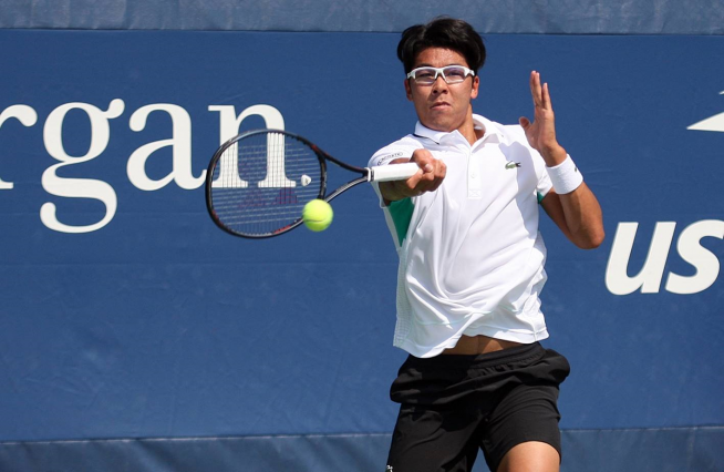 ▲정현.(사진제공=라코스테)